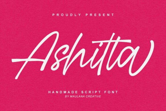 Ashitta Font - Featured Image