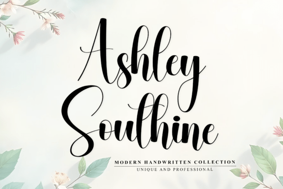 Ashley Southine Font - Featured Image