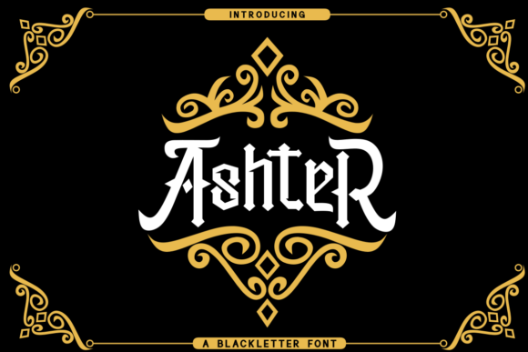 AshteR Font - Featured Image