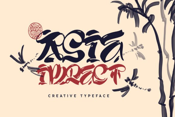 Asia Impact Font - Featured Image