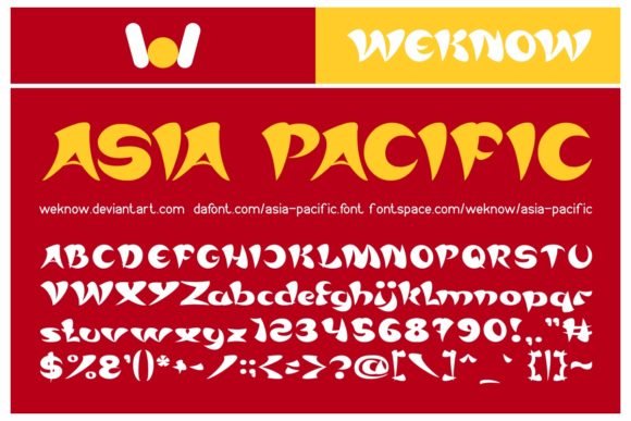 Asia Pacific Font - Featured Image