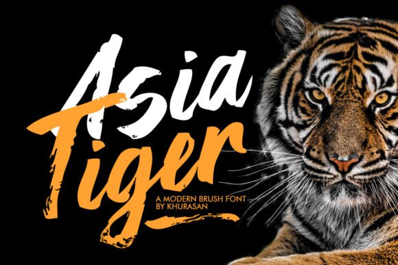 Asia Tiger Font - Featured Image