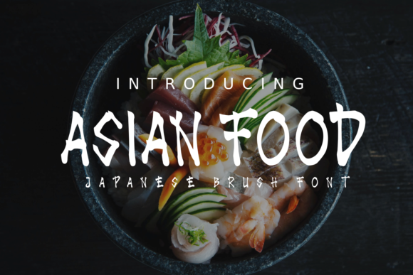 Asian Food Font - Featured Image