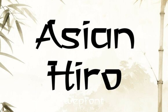 Asian Hiro Font - Featured Image