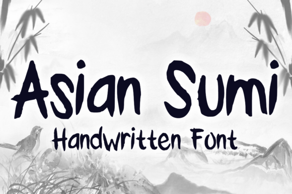 Asian Sumi Font - Featured Image
