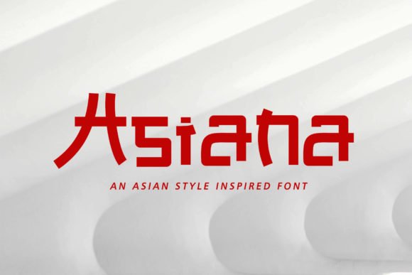 Asiana Font - Featured Image