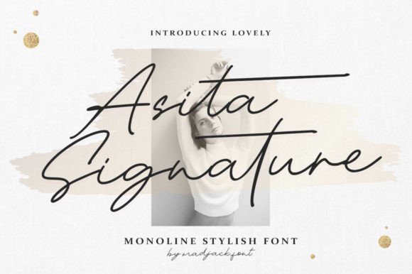 Asita Signature Font - Featured Image