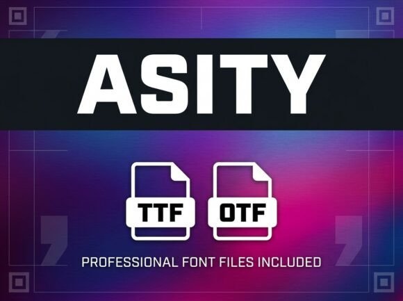 Asity Font - Featured Image