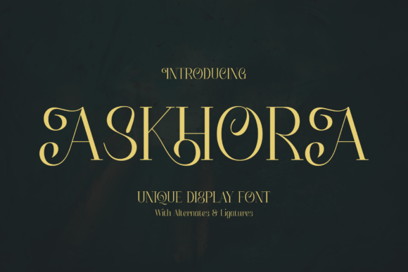 Askhora Font - Featured Image