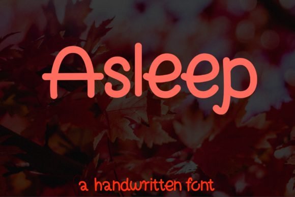 Asleep Font - Featured Image