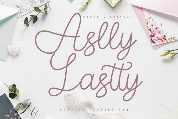 Aslly Lastty Font - Featured Image