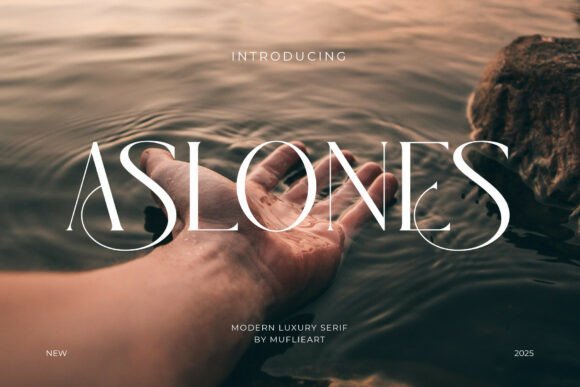Aslones Font - Featured Image