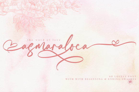 Asmaraloca Font - Featured Image