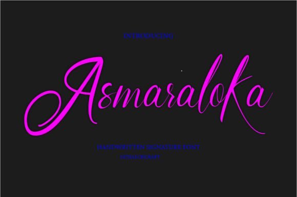 Asmaraloka Font - Featured Image