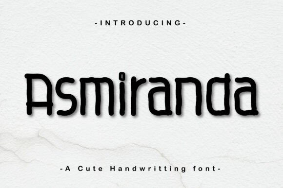 Asmiranda Font Font - Featured Image