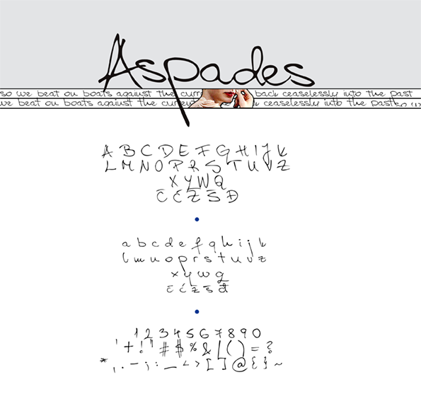 Aspades Font - Featured Image