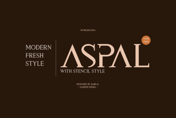 Aspal Font - Featured Image