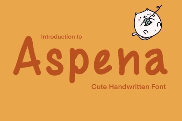Aspena Font - Featured Image