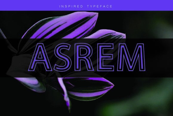 Asrem Font - Featured Image