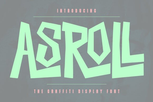 Asroll Font - Featured Image