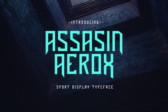 Assasin Aerox Font - Featured Image