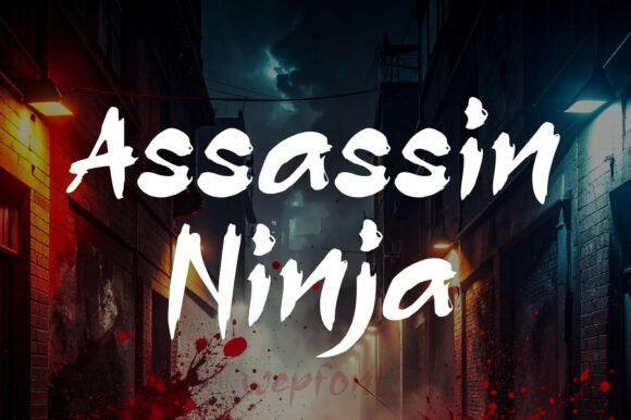 Assasin Ninja Font - Featured Image