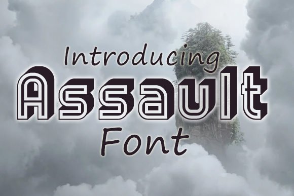 Assault Font - Featured Image