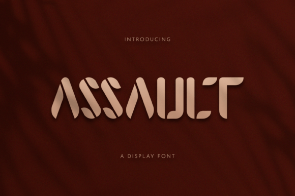 Assault Font - Featured Image