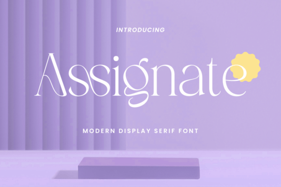 Assignate Font - Featured Image