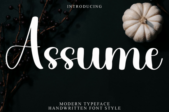 Assume Font - Featured Image