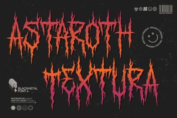Astaroth Textura Font - Featured Image