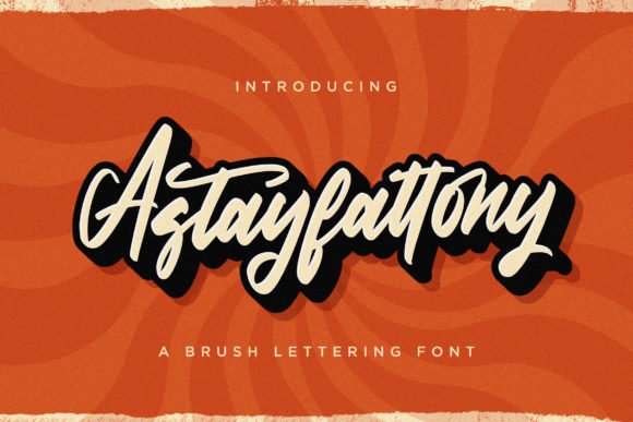 Astayfattony Font - Featured Image