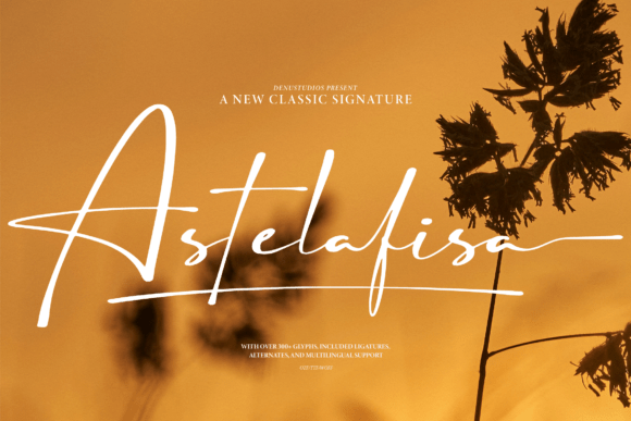 Astelafisa Font - Featured Image