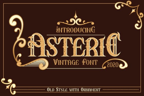 Asteric Font - Featured Image