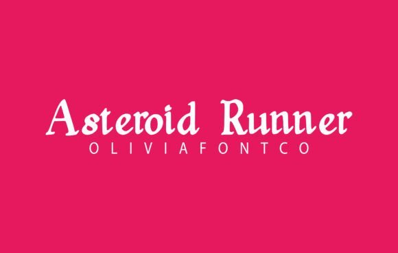 Asteroid Runner Font - Featured Image