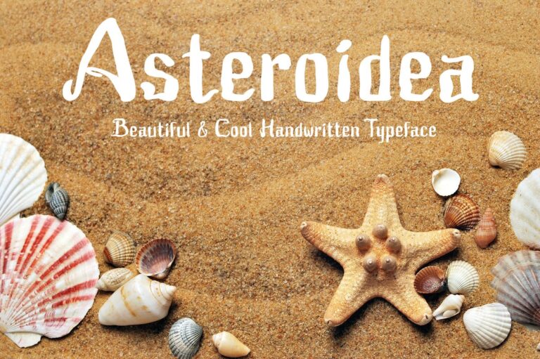 Asteroidea Font - Featured Image