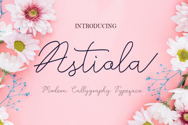 Astiola Font - Featured Image