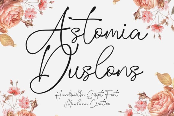 Astomia Duslons Font - Featured Image