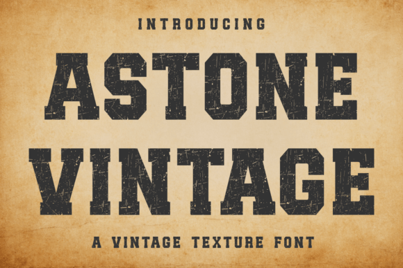 Astone Vintage Font - Featured Image
