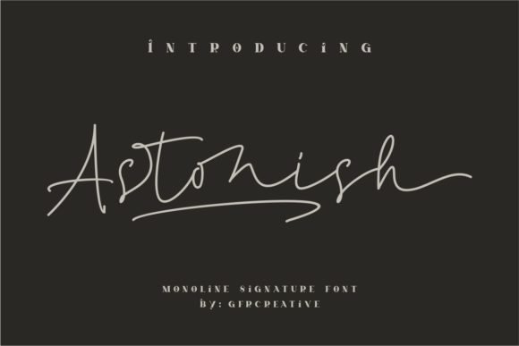 Astonish Font - Featured Image