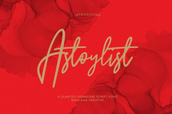 Astoylist Font - Featured Image