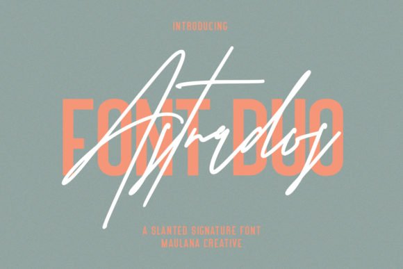 Astrados Signature Font - Featured Image