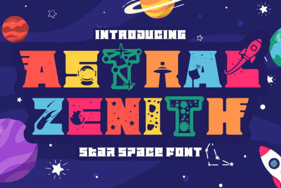 Astral Zenith Font - Featured Image