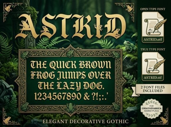 Astrid Font - Featured Image