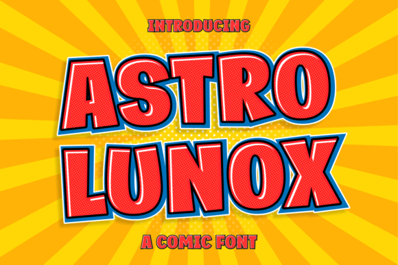 Astro Lunox Font - Featured Image