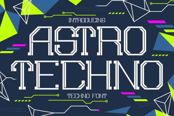Astro Techno Font - Featured Image