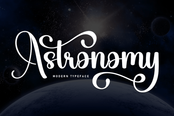 Astronomy Font - Featured Image