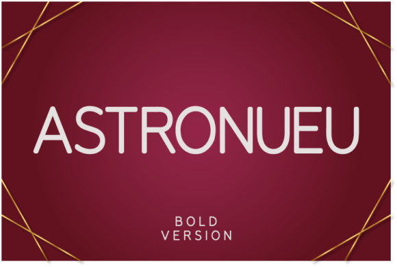 Astronueu Bold Font - Featured Image