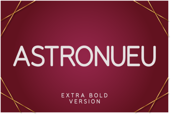 Astronueu Extra Bold Font - Featured Image