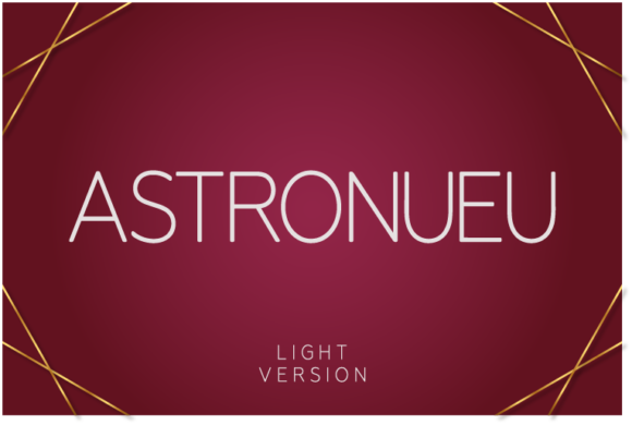Astronueu Light Font - Featured Image